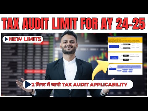 Tax Audit Limit for AY 2024 25 with free audit checker