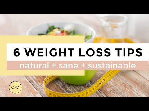 HOW TO LOSE WEIGHT | 6 weight loss tips (a SANE approach)