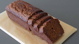 Moist, Spicy and Delicious Ginger Loaf Cake/Gingerbread | Quick and Easy Recipe