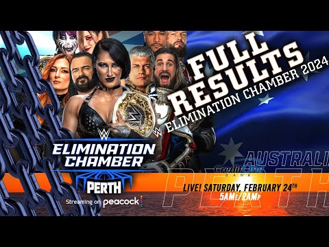 Full WWE Elimination Chamber 2024 Results