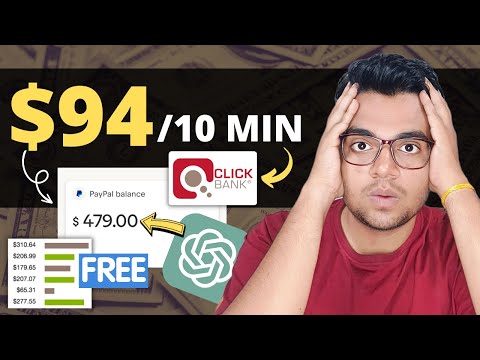 Unlocking! $94 In 10 Min Using "Affiliate Marketing" with ChatGPT | Create Landing Page 2023 | Hindi