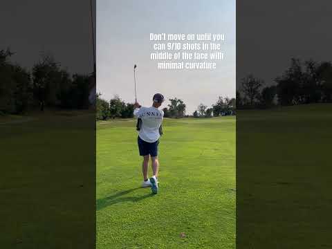 Hit the ball straighter with a more connected swing #golf #golfswing #golftips