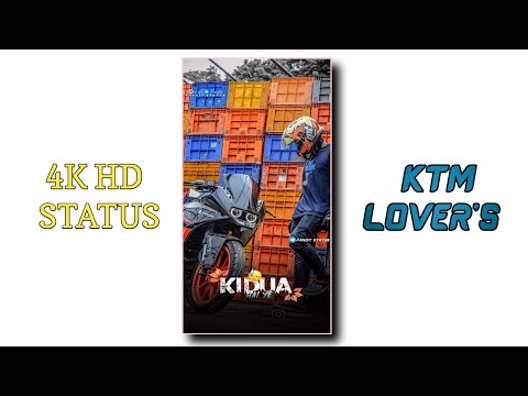 KTM LOVER 🔥!! RC LOVER'S !! Full Screen WhatsApp Status 4K !!