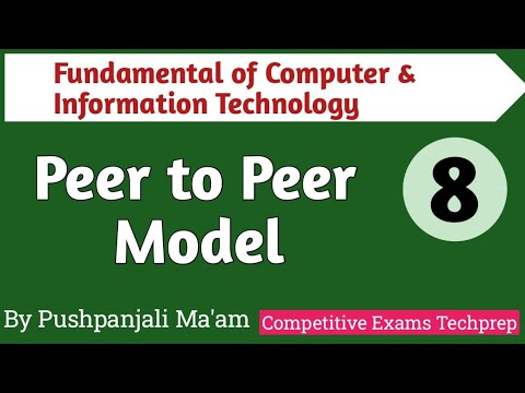 Peer to Peer Model in FCIT (Fundamental of Computer & Information Technology) in Hindi