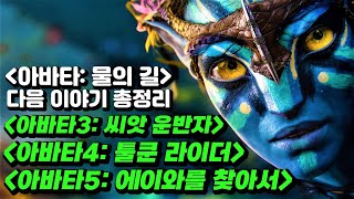 아바타 3,4,5편 총정리와 아바타 물의 길 비하인드, 떡밥 총정리