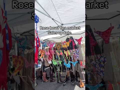 Update on how things went at the Rose Bowl flea market ￼