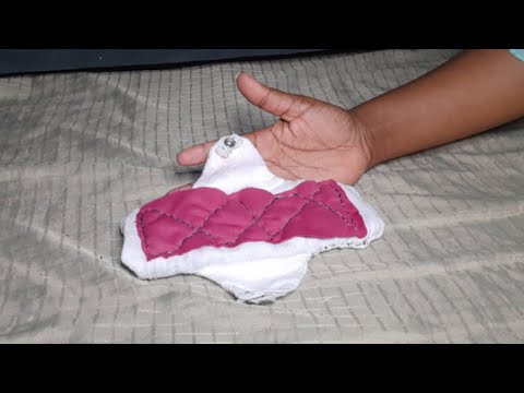 Reusable sanitary pads // sanitary pads diy // how to // washable sanitary pads//no sewing machine