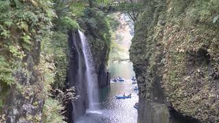 【車旅】熟年夫婦が行く秋の九州の絶景と温泉に浸かりに行く３泊４日のドライブ旅行【宮崎高千穂峡編】。