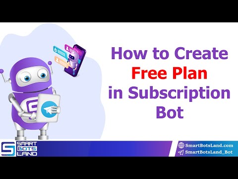 How to create free plan in subscription bot?