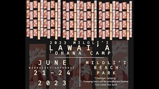 Kalanihale's 2023 Lawai'a Ohana Camp