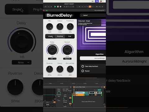 BlurredDelay by Linear Sounds 🔥 Reverse and Forward FX ✅