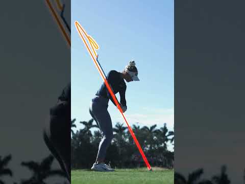 2024 World No.1 Beauty Golfer Nelly Korda Fantastic Swing Motion & Slow Motion