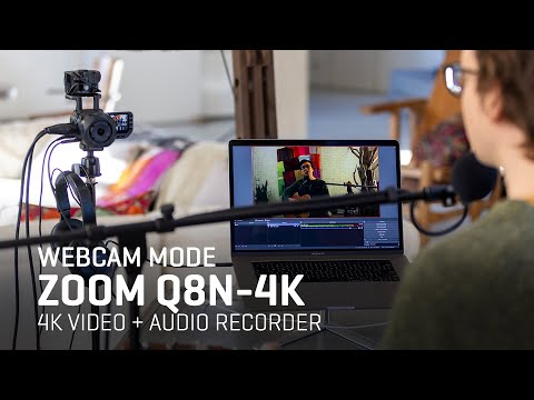 Zoom Q8n-4K: Webcam Mode