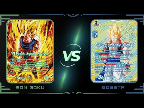 Green Son Goku vs U/Y Gogeta :Dragon Ball Super Masters Set 24 Locals