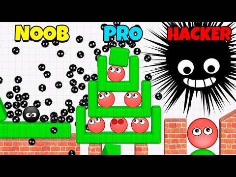 NOOB vs PRO vs HACKER - Hide Ball