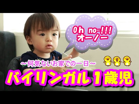 【バイリンガルベビー】１歳児の英語♡アメリカ育児　～お家で過ごす何気ない一日～　赤ちゃん｜アメリカ生活｜バイリンガル｜国際結婚｜育児｜ママ