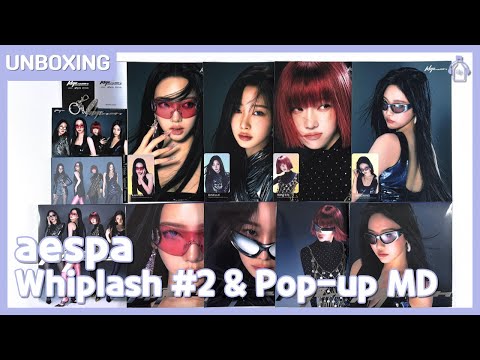 aespa 'Whiplash' SPEED Version & Pop-up Store MD #Unboxing (23/10/2024)