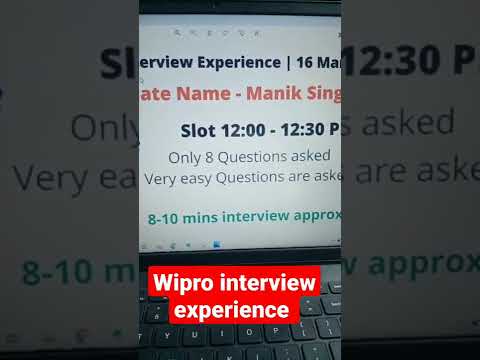 Wipro interview experience