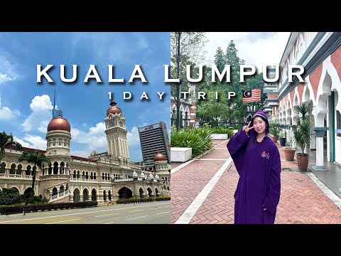 Kuala Lumpur City Tour Vlog 🇲🇾 Mosque 🕌 │ Central Market │ Chinatown