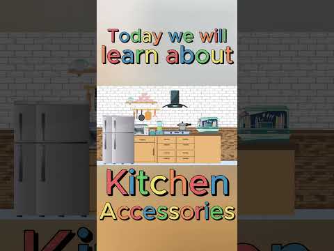 Kitchen Accessories Names With Pictures | Kitchen Rhymes