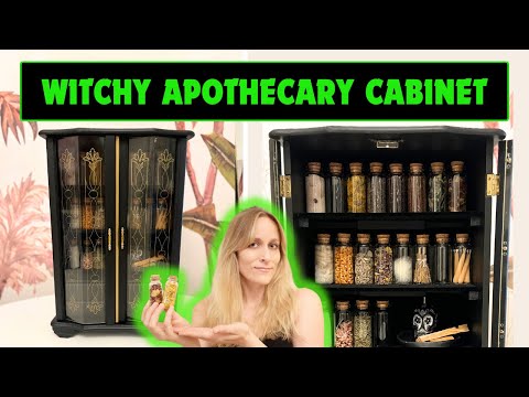 DIY Witchy Apothecary Cabinet (With ASMR + Spells)