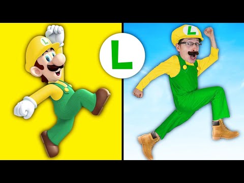 Super Mario Maker VS Luigi Parkour In Real Life