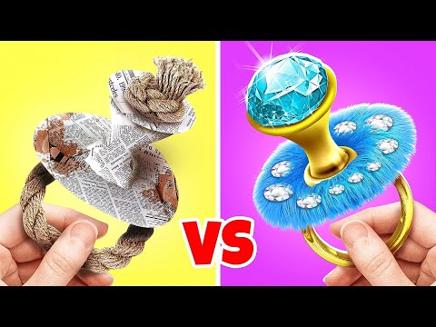 Rich VS Broke VS Mega Rich Parenting ideas. Summer hacks and School tricks