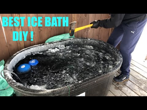 DIY COLD PLUNGE ICE BATH || STOCK TANK SET UP A++