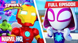 Surprise Party Surprise! 🥳 | Full Episode | Spidey and His Amazing Friends | @disneyjunior @MarvelHQ