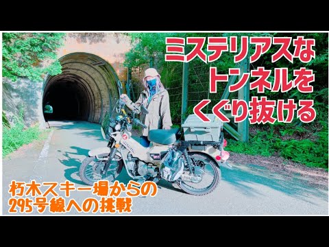 ハンターカブで滋賀県の秘境を探索！朽木スキー場からの神秘的な295号線。市場野田鴨線