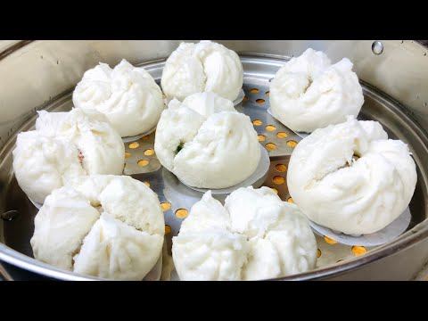 老面鸡肉蒸包 Steamed Chicken Bun