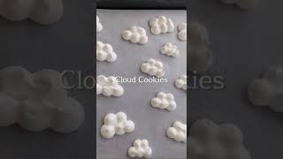 【材料３つ】雲のメレンゲクッキー / Cloud Cookies #shorts