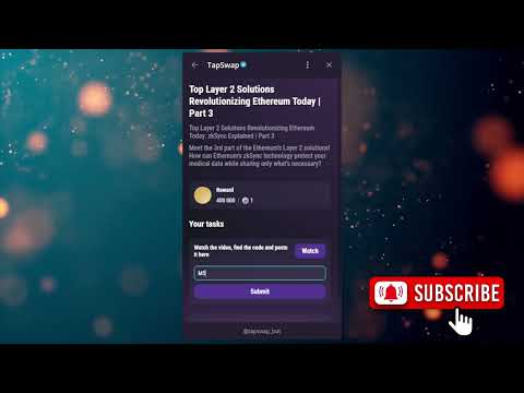 Top Layer 2 Solutions Revolutionizing Ethereum Today | Part 3 | Tapswap Code