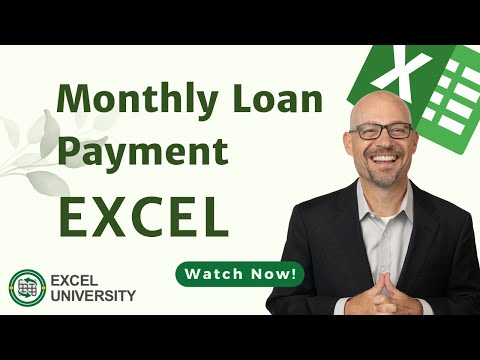 How to Calculate Monthly Payments in Excel with PMT Function