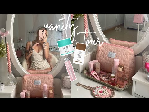 Tour por mi tocador 🪞{colección de maquillaje, skincare, tips de organización…}