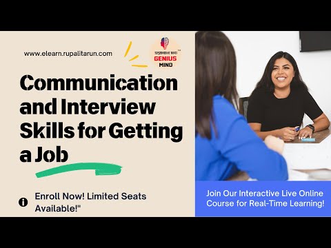 Master Communication & Interview Skills to Land Your Dream Job! | Free Live Training  🚀