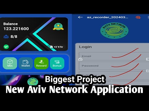 Aviv Network New Mining Project | how to  Earn Money Online