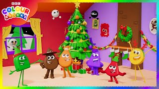 It's a Colourful Christmas Special! 🎅 | Colours for Kids | @Colourblocks