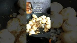 5 minutes quick mushroom starter recipe l Cheese pepper mushroom #quickrecipe #mushroomrecipe