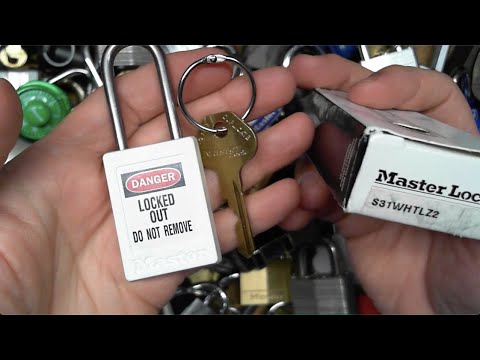 [150] Master Lock S31 LOTO Padlock picked open #LotoLockTuesday