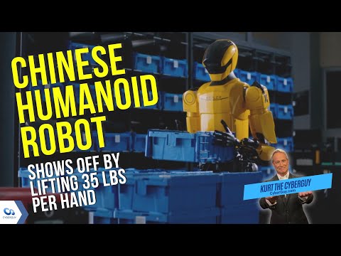 New Chinese humanoid robot shows off its strength by lifting 35 pounds per hand | Kurt the CyberGuy