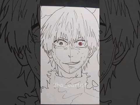 ken kanakei sketch #shorts #2ba_vartist #tokyoghoul #anime #sketch #art