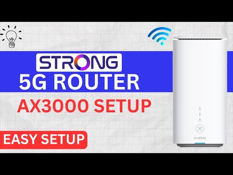 Strong 5g router ax3000 setup?