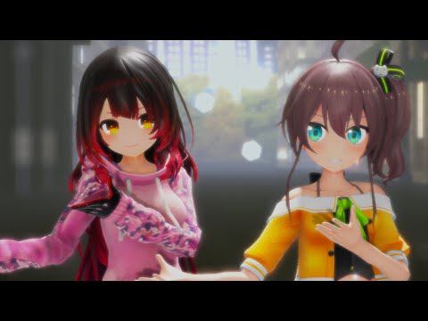 【MMDホロライブ】ロボ子さん＆夏色まつり/劣等上等【2k60fps】