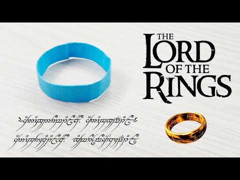 Create the Legendary Ruling Ring with Your Own Hands!