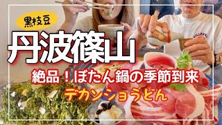 【兵庫旅】城下町丹波篠山で限定のぼたん鍋を食べてきました！黒枝豆解禁/秋の味覚巡り