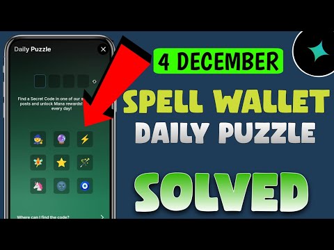 Spell Wallet Daily Puzzle Today 4 December || Spell Wallet Puzzle || Today Spell Wallet Daily Puzzle