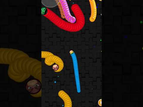 Worms zone io !! Cacing besar superhero Loki || slither snake