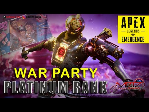 🔴 APEX LEGENDS EMERGENCE -  WAR PARTY PLATINUM RANK