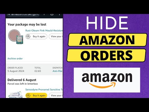 How to Hide Amazon Orders on Phone | Archive my Orders